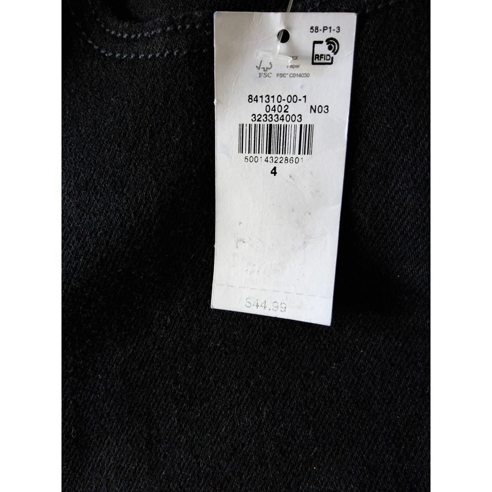 Old Navy High-Rise Slim Jeans Womens 4 Black Secret-Smooth Pockets 841310-00-1 - Picture 3 of 8